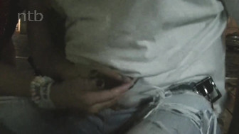 White wife shows that beautiful ass to her black lover and milks his hard dick