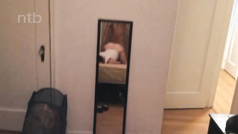 Horny white teen spreads her legs wide and receives that big black cock