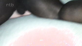 Cuckold white wife enjoys having fun with hubby and black lover