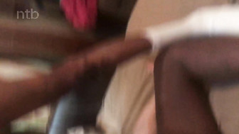 Cuckold white wife was surrounded by dicks