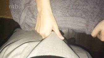 Cuckold white wife was pleasing both husband and his endowed black friend