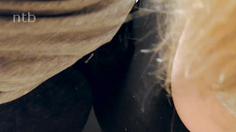 Horny white housewife gets that bbc bareback on her kitchen counter