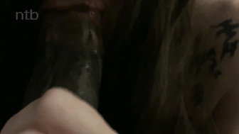 Pale skinned white chick gets impregnated by her endowed black stud