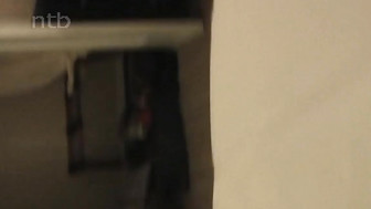 Handsome white babe pleases her hung black stud and swallows his cum