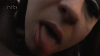 Horny white milf enjoys big black cock