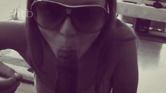 Fantastic bw video with horny white babe being banged by her hung black bull