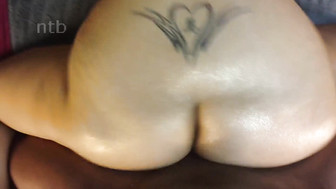 Sexy redhead gets fucked and impregnated by her endowed black lover