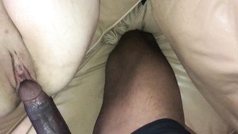 Huge black dick fucks pretty amateur brunette