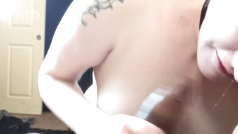 Meaty white pussy gets banged and impregnated by that big black dick