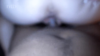 Fucked that big black cock bareback letting her lover to impregnate her