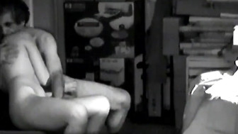 Beautiful Girl gets blowjob footjob cumshot