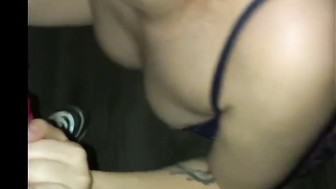 Amateur girl loves to suck huge black dick