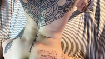 Skinny white teen with small boobs gets impregnated by her hung black lover