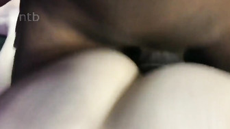 Sexy white wife gets blacked and showered with cum in front of her husband