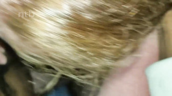 Blond white milf enjoys huge black cock while her husband is away