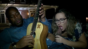 Cuckold white wife with glasses gets hard BBC