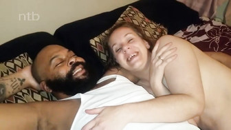 Freshly married cuckold blond gets her pussy and ass fucked by her black lover