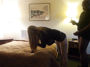 Big black guy fucks and impregnates sexy white MILF