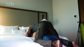 Real wife fucks big black cock while her husband watches pt.1