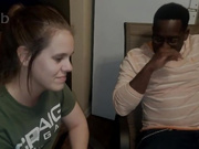 Cuckold white wife sucks and fucks that big black cock