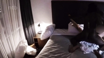 Hung black bulls that cuckold white wife and takes turns on her