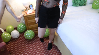 Insatiable white wife who had to have more than just one huge cum shower