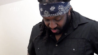 Pleasing her black master and getting his rewards in return