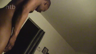 Handsome white MILF lets her hung black stud fuck her holes