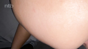 Slutty white MILF sucks and worships her black lover