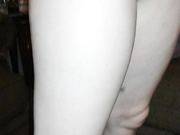 young wife takes creampie from behind