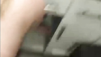 Phat ass blonde sucking BBC in the kitchen