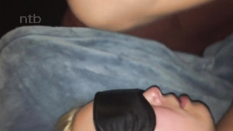 She obviously enjoyed big black piece of meat and her hubby loves filming her in action