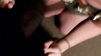 Nerdy white curvaceous babe shows her appreciation for BBC