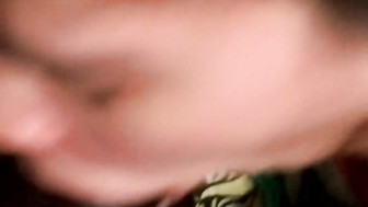 Nerdy white curvaceous babe shows her appreciation for BBC