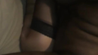 White wife enjoys being blacked while hubby watches and films