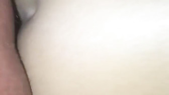 White wife enjoys being blacked while hubby watches and films