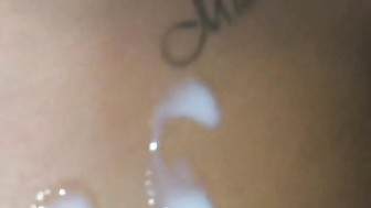 White wife enjoys being blacked while hubby watches and films