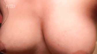 Sexy white brunette with tight pussy loves to suck and fucks black cocks