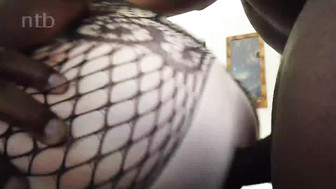 Amateur white hotwife fucked by her black lover