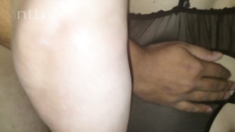 Classic bareback fucking with dumping cum deep into that wet hole