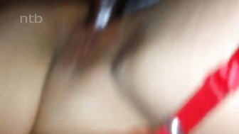 Hubby films his redhead wife getting that big black dick bareback