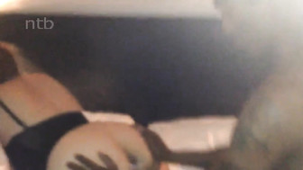 Hubby films his redhead wife getting that big black dick bareback