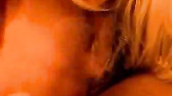 MY SEXY WHITE OLDER SLUT GIVING ME A GREAT HAND JOB