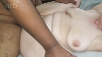 Cuckold white mom gets fucked bareback