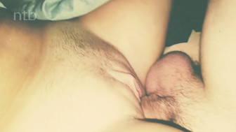 Sneaking in under those sheets and fucking that trimmed pussy bareback