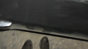 Hubby records wife fuck friend in car part 2