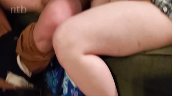 Cuckold redhead scores one more time with another husband's friend