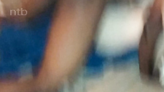 Cuckold white wife gets fucked and creampied in front of her husband