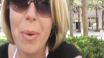 Slutty blonde blacking