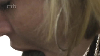 Slutty blonde blacking